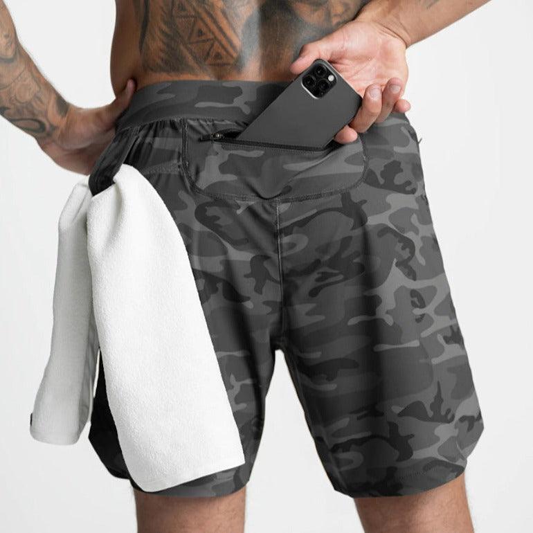 Short Esportivo Masculino de Academia = Setor Premium