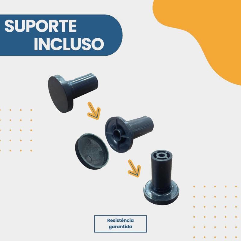 Espelho Redondo Adnet 50cm com Suporte e Alça – Exclusivo Setor Premium