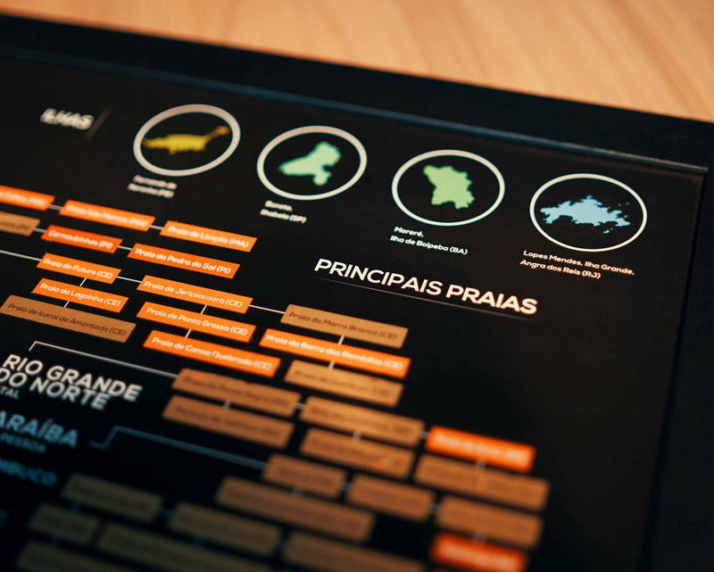 Mapa do Brasil de Raspar | Unlocked