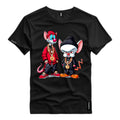 Camiseta Personalizada _  Pink e Cerebro _ Camisa Estampada 100% Algodao