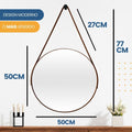 Espelho Redondo Adnet 50cm com Suporte e Alça – Exclusivo Setor Premium