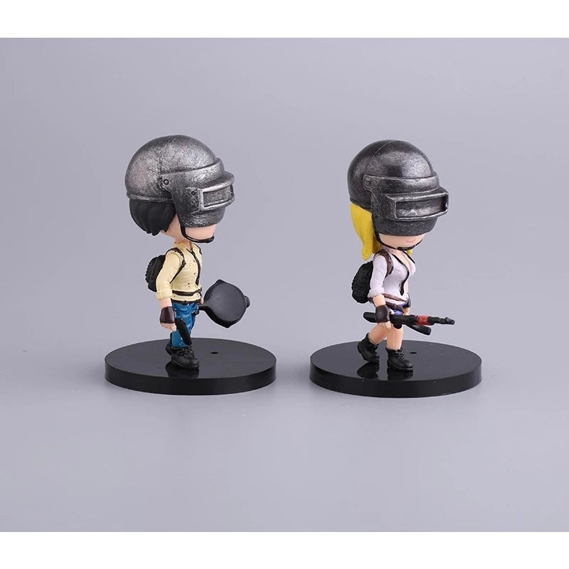 Boneco Jogo PUBG MOBILE Figuras de Ação Bonecos de Ação Decoração Anime Miniatura 9CM